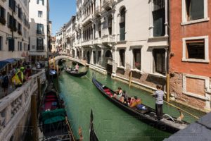 Venedig,gondeln,touristen,voll,sommer,kanal
