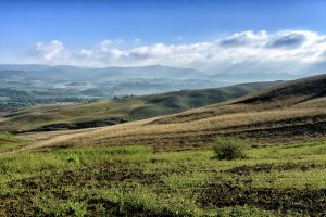 Toskana,felder,wolken,landschaft