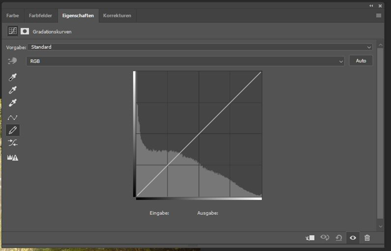 Lightroom Gradationskurve
