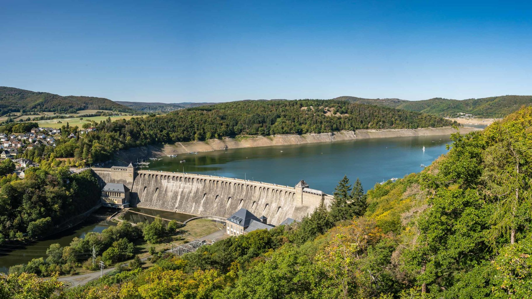 Panorama, hessen ,Edersee,talsperre