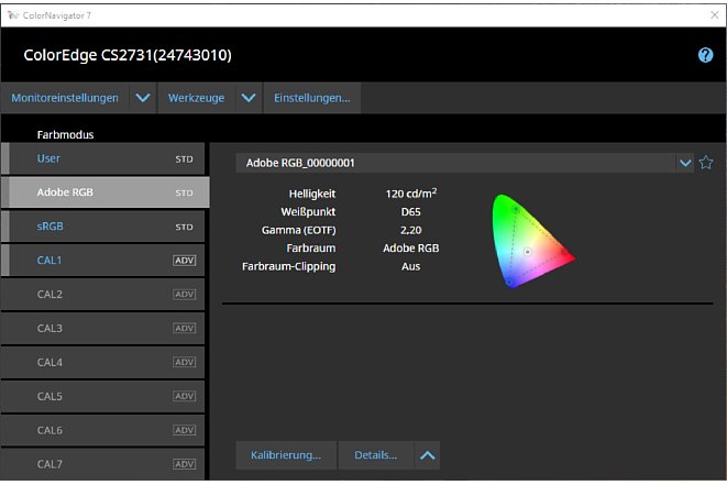 eizo colornavigator,software