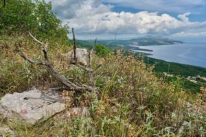 Kroatien, Istrien ,Naturlandschaft, Meerblick