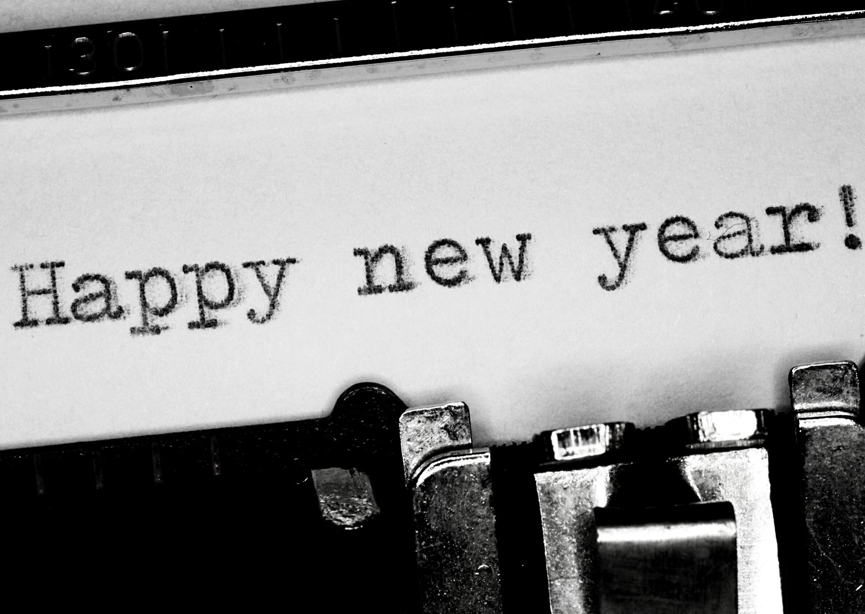 Happy new year ,schreibmaschine