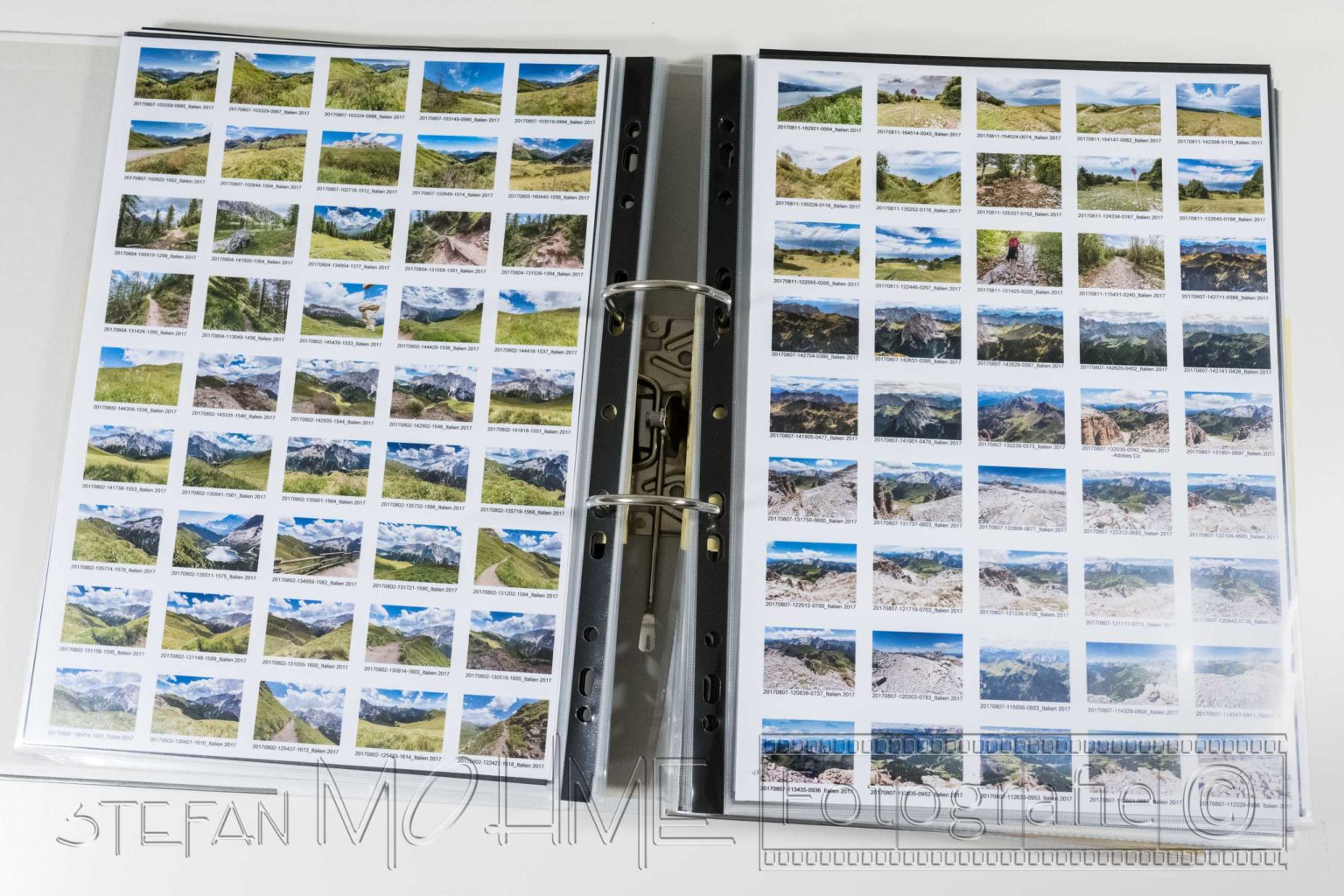 Archivmappe, Kontaktbögen ,einfach, a4